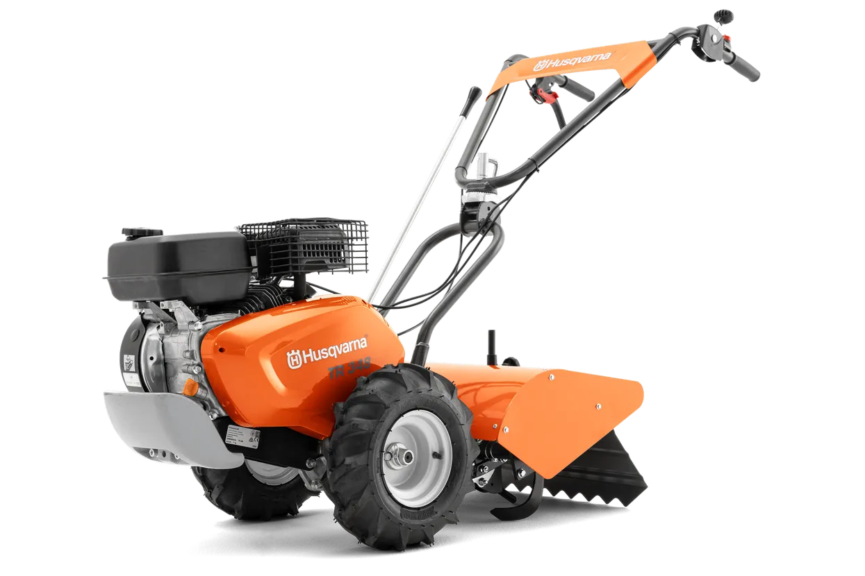Husqvarna rotavator for soil preparation and landscaping
